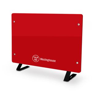 Vitrocalefactor 2000w Panel De Vidrio Templado Westinghouse Rojo