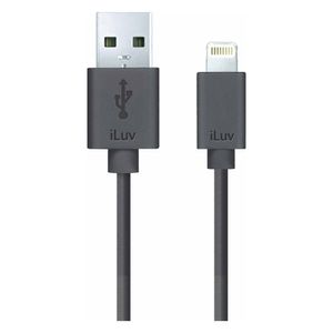 Cable Lightning  iLuv ICB263BLK Negro