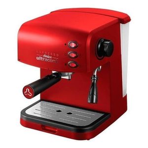 Cafetera Ultracomb Ce-6108 Acero Inoxidable Expreso Rojo